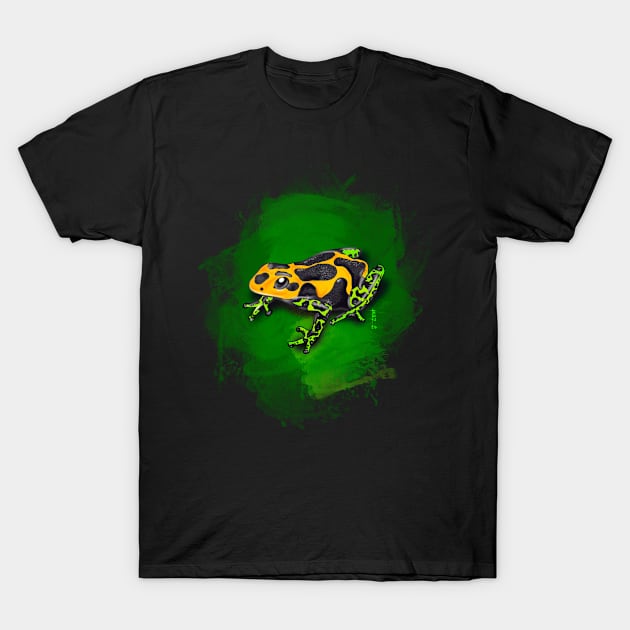 Poison dart frog T-Shirt by Chillateez 